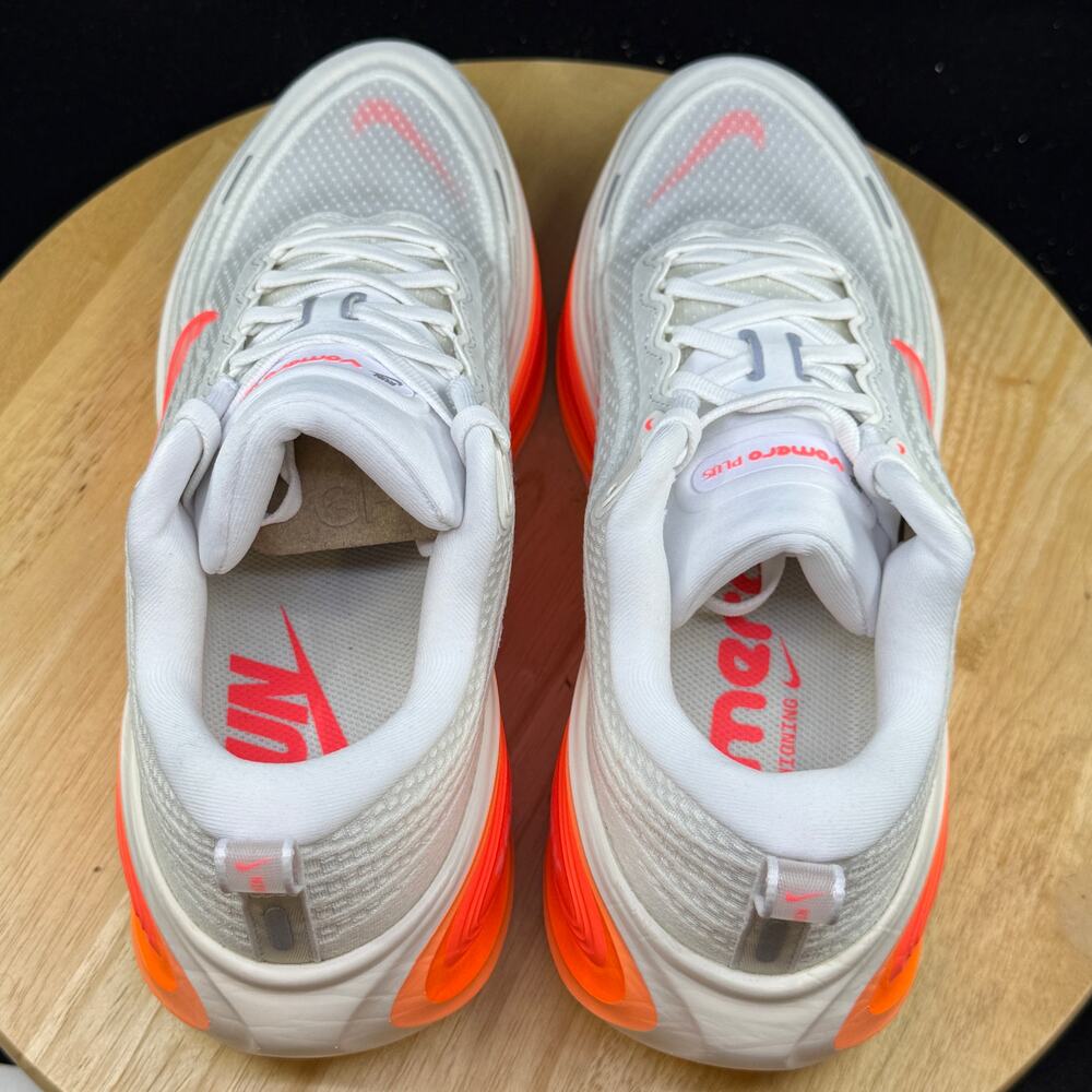 Nike Vomero Plus White Orange HV8154-107 Size 10W/ 8.5M Shoes - Picture 8 of 9